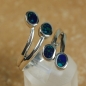 Preview: Silber Ring mit Azurit Malachit